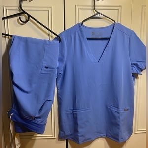 Figs Scrubs Top & Bottom